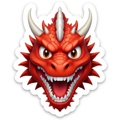 angry Dragon sticker
