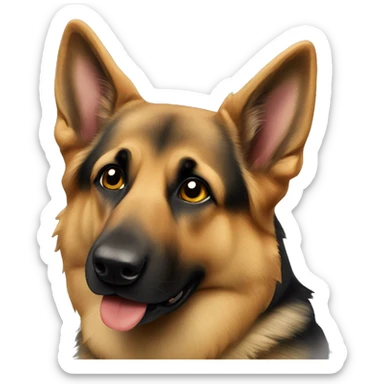German Shepherd sticker