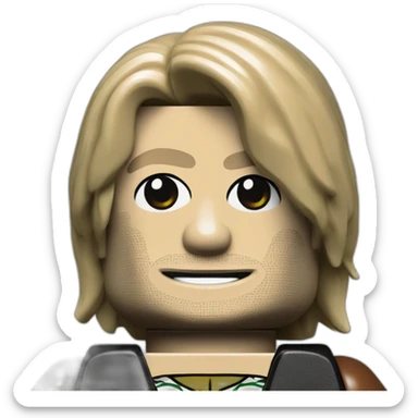LEGO Kurt Cobain sticker