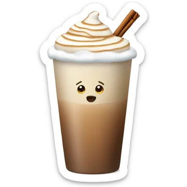Winter latte  sticker