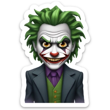 The Batman‘s Joker, but much more evil sticker