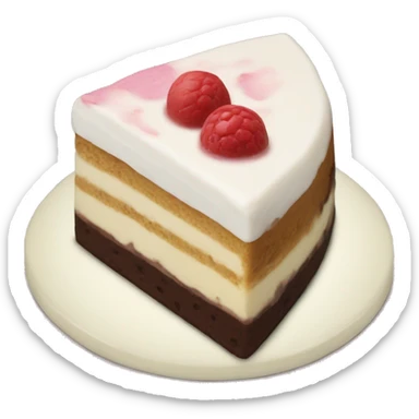 ice cream cake slice  sticker