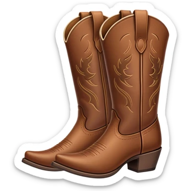 Botas vaquera de mujer sticker