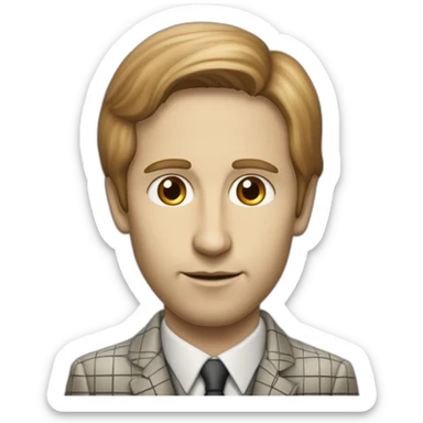 Bobby Fischer qui joue au echec sticker