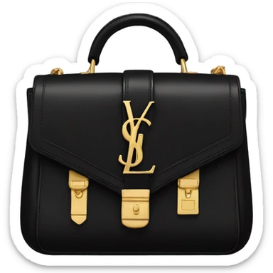 Black ysl bag sticker