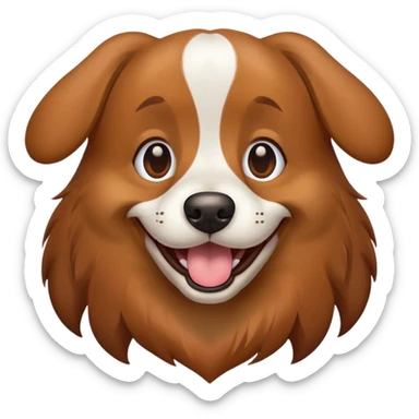 Perro alegre sticker