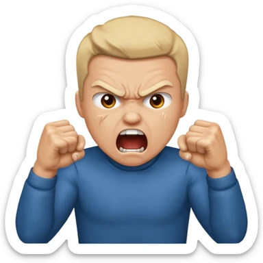 Personne qui fait un fuck sticker