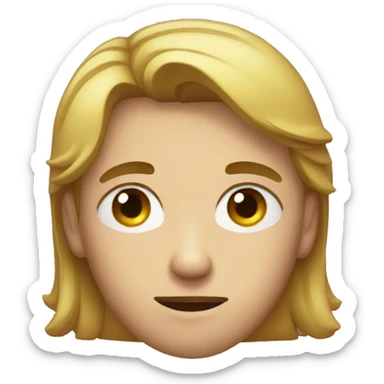 a person looking impatient and agry sticker