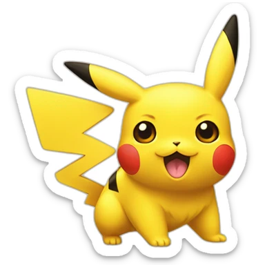 Pikachu ios sticker
