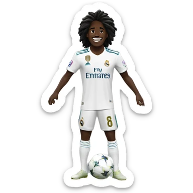 Eduardo camavinga Real Madrid celebrating sticker