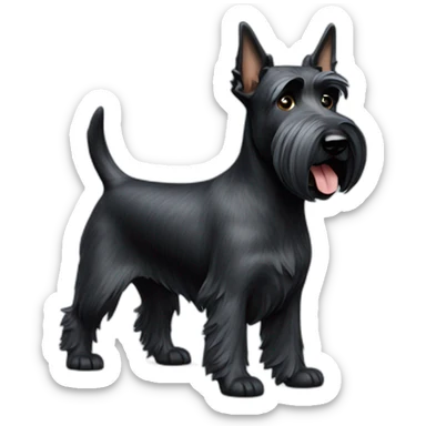 scottish-terrier-dog-walking sticker