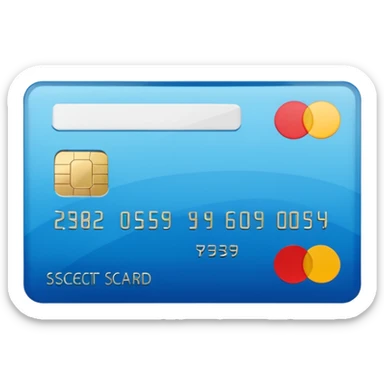 CREDIT CARD sticker