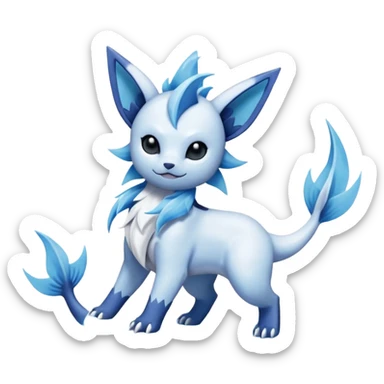 Absol-Vaporeon-Dewott-fusion sticker