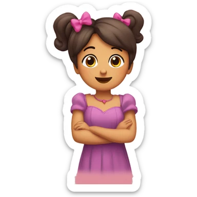 Corazón carmelita sticker