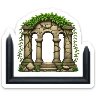 ORACLE RUINS sticker