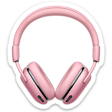 pink airpods max headphones sticker
