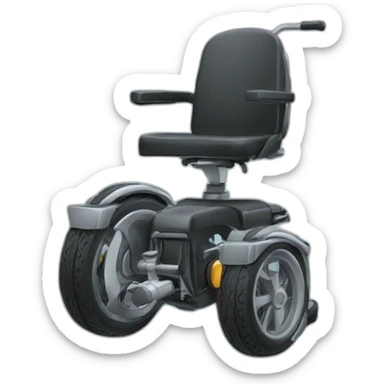 Motorcycle wheelchair sticker