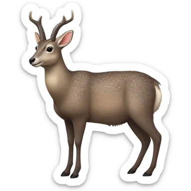 Musk deer sticker