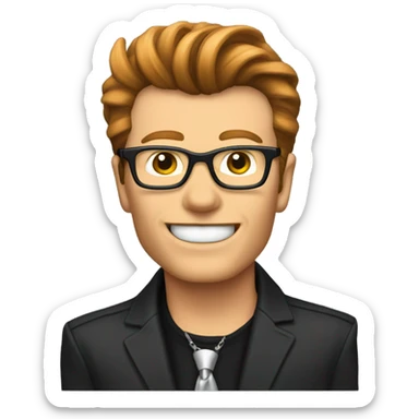 Cat rickroll sticker