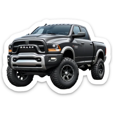 2017 Dodge Ram Ourdoorsman Black sticker