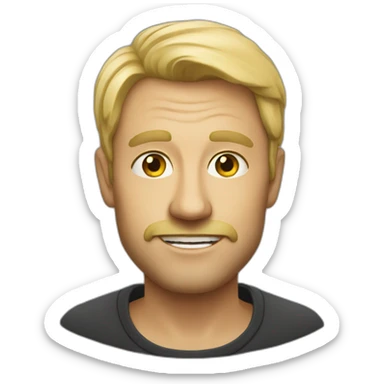 a swedish man sticker