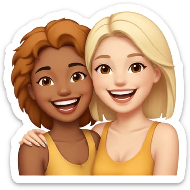 best friends sticker