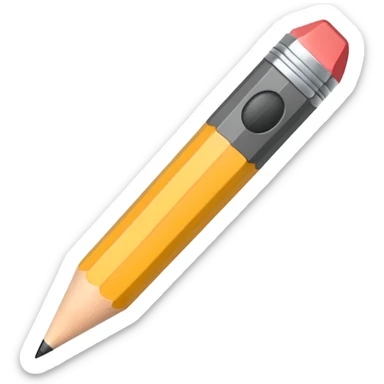 buying a pencil sticker