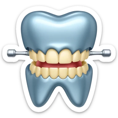 Appareil dentaire sticker