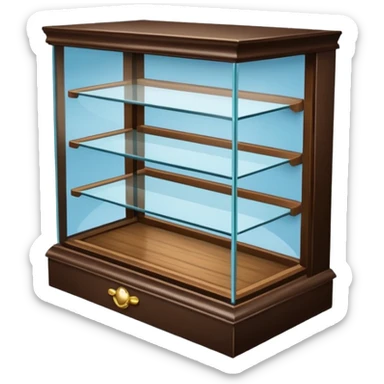 jewelry display case at Walmart sticker