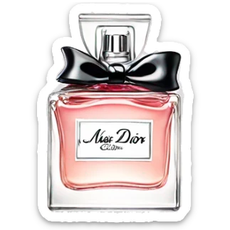Miss dior perfume sticker