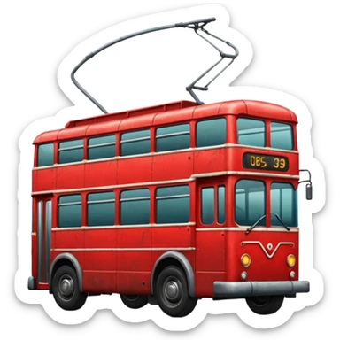 trolleybus sticker
