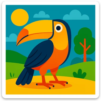 Toucan sticker