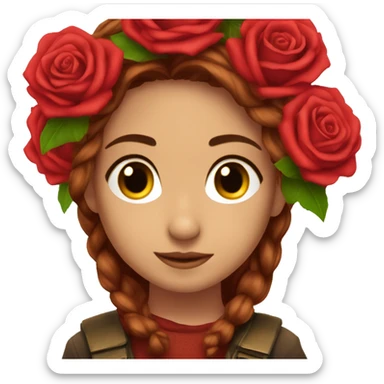 Ramo de rosas rojas sticker