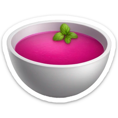 pink cold borscht sticker