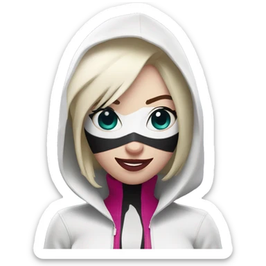 Spider-Gwen pose sticker