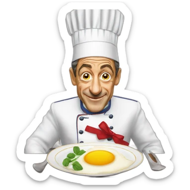 Sarkozy cuisinier sticker