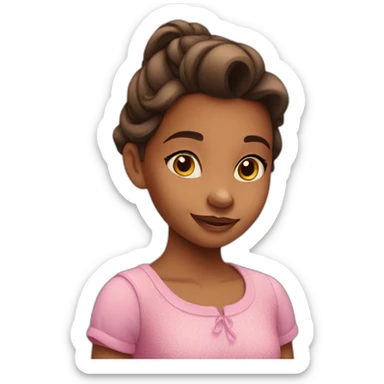 young-girl-in-disney-world sticker