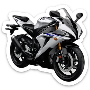 Yamaha yzf R7 black sticker