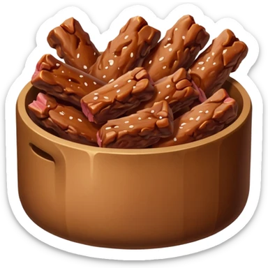 meat bits sticker