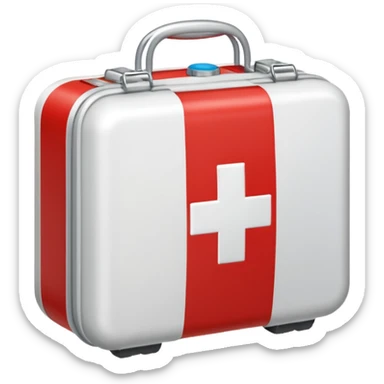 first aid kit  sticker