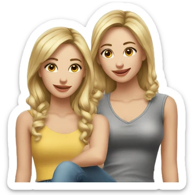 2 meilleures amies sticker