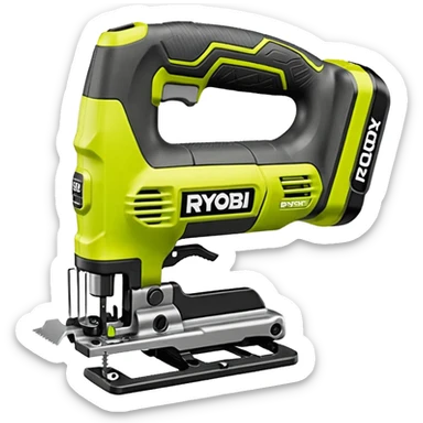 RYOBI ONE+ HP 18V Brushless Cordless Jig Saw (Tool Only) ems sticker
