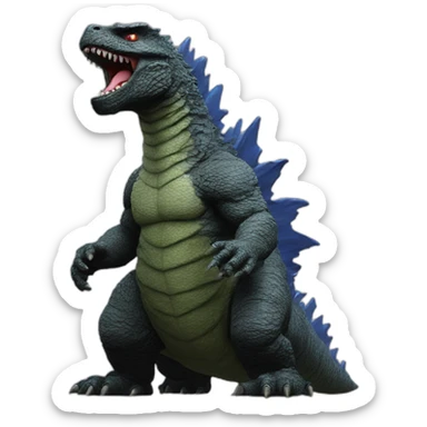 Godzilla 1999 sticker