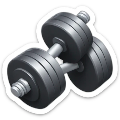 Dumbell weights sticker