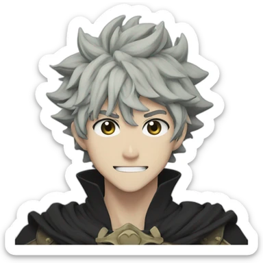 black clover asta sticker