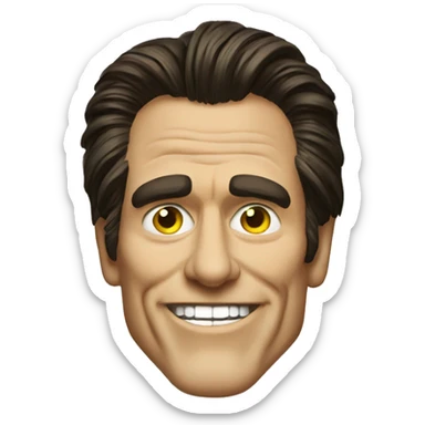 Jim Carey The Mask  sticker