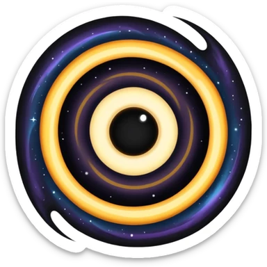 black hole sticker