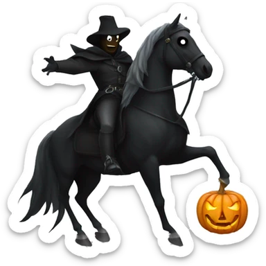 headless horseman sticker
