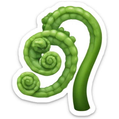 Fiddleheads sticker