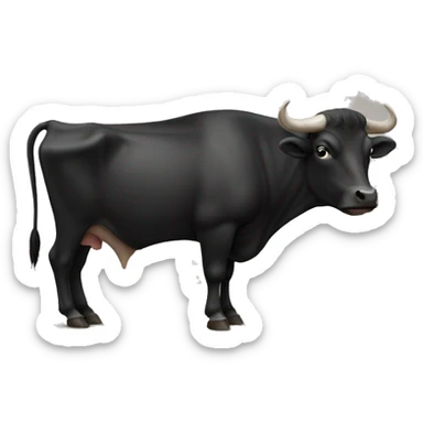 Taureau noir Espagne  sticker